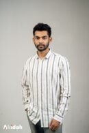 Charcoal Breeze Stripe