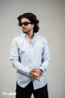 Nordic Sky Block Stripe Cotton