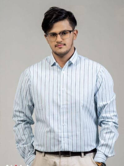 Oxford Blue Gingham Cotton