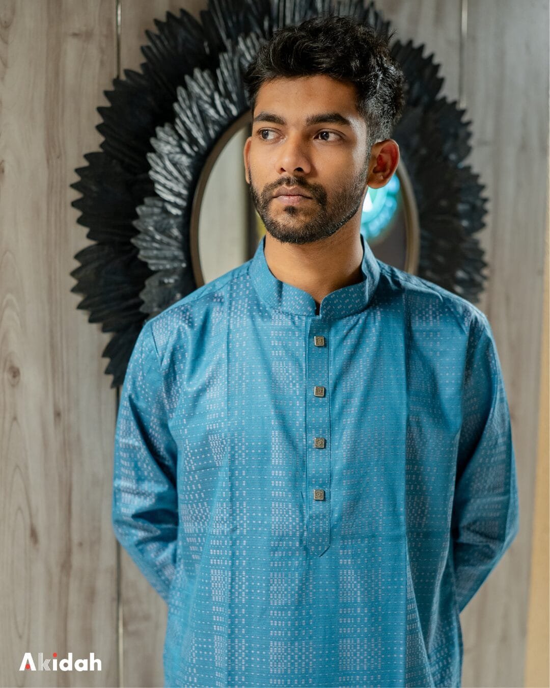 Radiant Grid: Teal Azure - Image 2